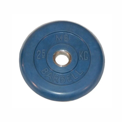 Диск обрезиненный "Barbell" d 31 мм цветной 2,5 кг