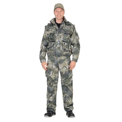 Костюм "СИРИУС-Тигр" куртка, брюки (тк. смесовая) КМФ Степь р. 120-124/170-176