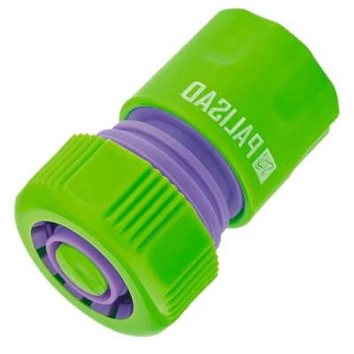 Соединитель PALISAD пластмассовый быстросъемный д/шланга 3/4"аквастоп