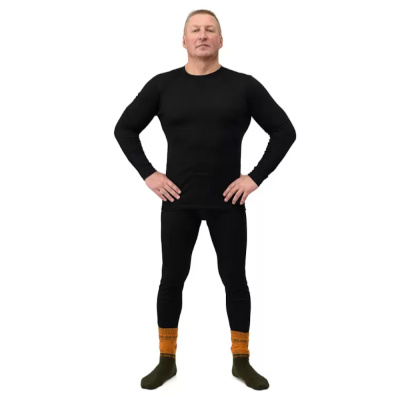 Термобельё 1812B Active 188 черный (XL, 188)
