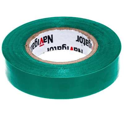 Изолента ПВХ 15мм (рул.20м) зел. NIT-B15-20/G Navigator 71106