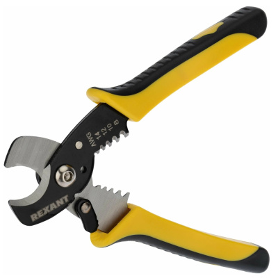 Кабелерез «МАСТЕР» кабеля ? до 13,5 мм, с функцией зачистки кабеля 0,5-6 мм? (HT-50A) REXANT