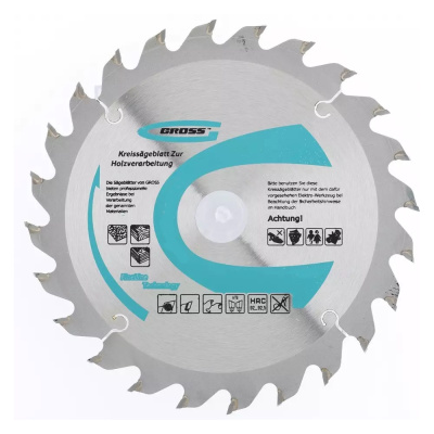 Диск пильный по дереву ф160х20/16х48Т//GROSS