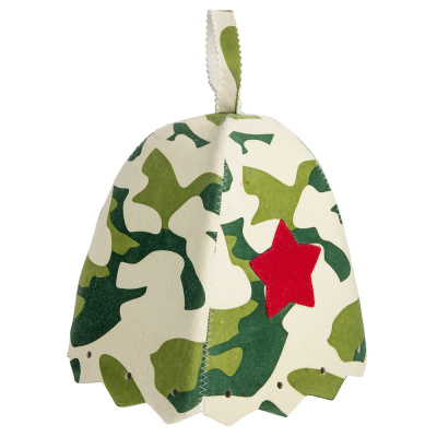 Шапка для бани и сауны Армейская "Банные Штучки", войлок /20