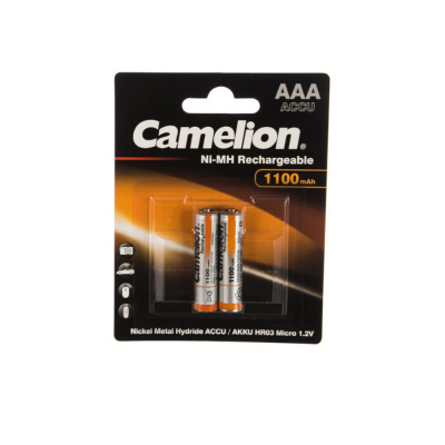 Аккумулятор Camelion R03 1100mAh Ni-MH BL2