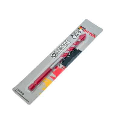 Сверло Ritter Eco по стеклу и керамике 10 мм (в блистере)