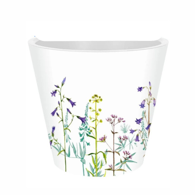 ЛОНДОН Deco кашпо со вставкой 1,6л d16 h14,5см Луговая трава /16 ПлР