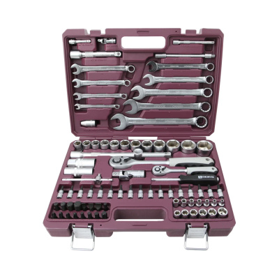 Набор инструмента универсальный 1/4", 1/2"DR, 82 предмета TS082