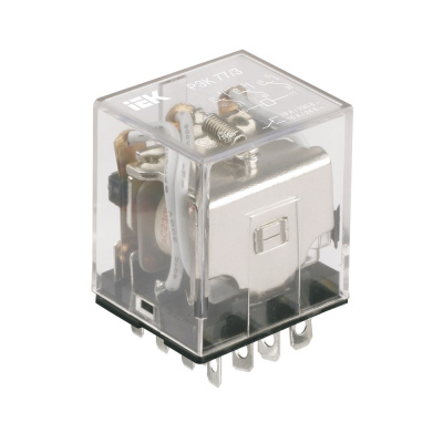 Реле промежуточное 12В DC 4пк 3А РЭК78/4 без розетки