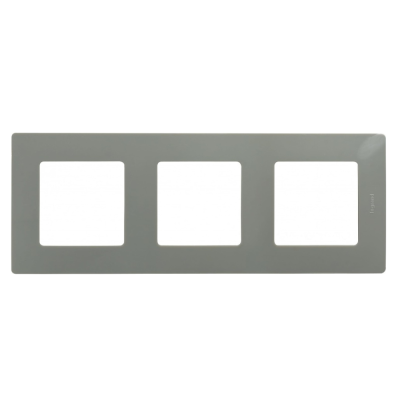 Рамка 3 поста светлая галька ETIKA 