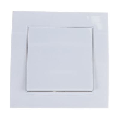 Выключатель Бриллиант одноклавишный белый