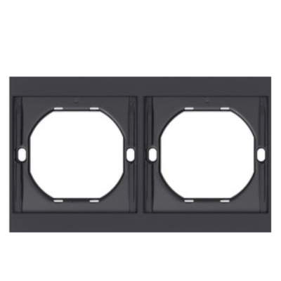 Рамка SmartBuy Альтаир СУ 2мест. черная (SBE-m11b-00-FR-2)