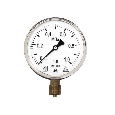 Манометр МТ-100 1,0 МПа (G1/2 дюймовая)