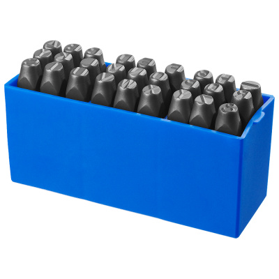 Клейма ЗУБР "ЭКСПЕРТ" буквенные латинские, шрифт 6мм, набор