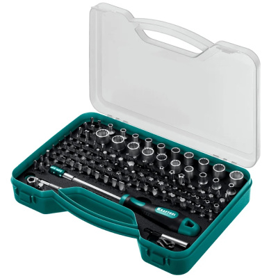 Набор: отвертка-битодержатель с насадками 122 шт KRAFTOOL X-Drive-122 