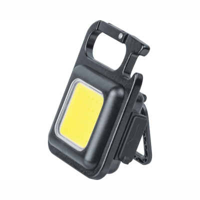 Фонарь-брелок светодиодный NPT-KC09-ACCU алюминиевый 1COB 5Вт li-pol 0,4Ач