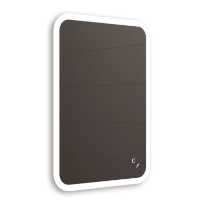 Зеркало MIXLINE "Колорит" ЭКОНОМ 500*600 (ШВ) сенсорный выкл, светодиодная подсветка, универс.крепеж