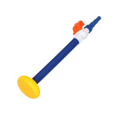 Насадка для полива 1/2'', с краном,  большим душем и штуцером, длинная