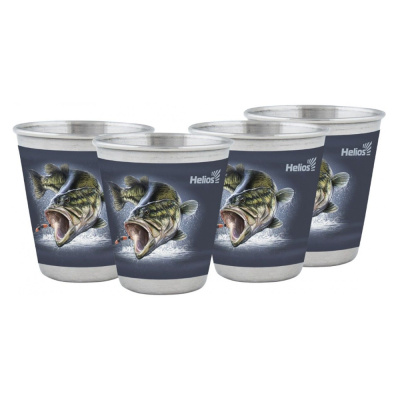 Набор стопок Рыба Helios (HS-NS-F-A20-2)