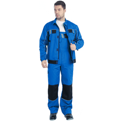 Костюм "КОМФОРТ" василёк-черный 48-50/5-6