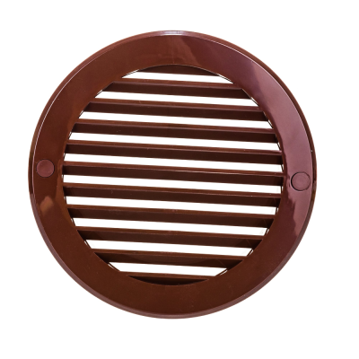 Решетка наружная вентиляционная круглая D200 с фланцем D150, ASA кор 15РКН кор