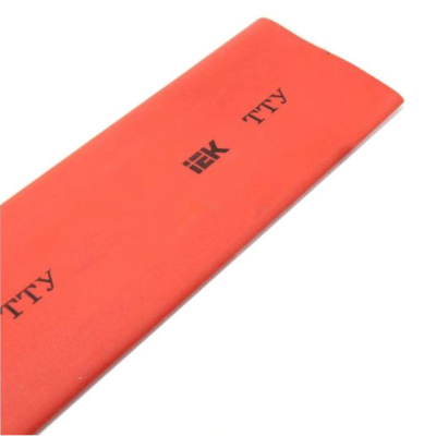 Трубка термоусаживаемая ТТУ 6/3 красная (1м)