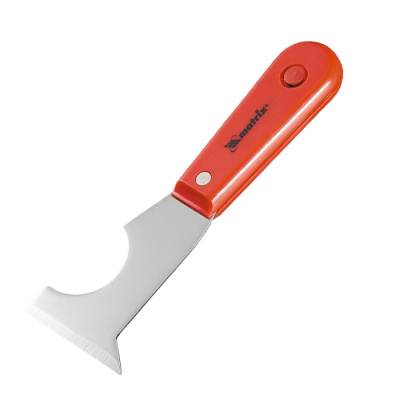 Шпатель - скребок "MATRIX" нерж. с пласт. ручкой