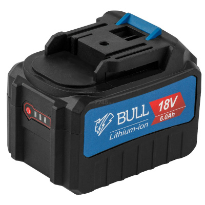 Аккумулятор AK 6001 18 В, 6 А*ч, Li-Ion BULL 0329178