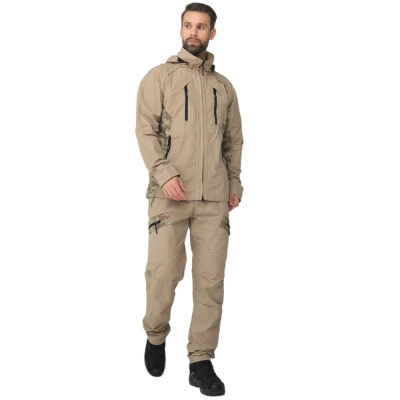 Костюм летний Матрица ткань Nylon Cotton Рип-Стоп цвет Песок, Размер: 56-58, Рост: 170-176