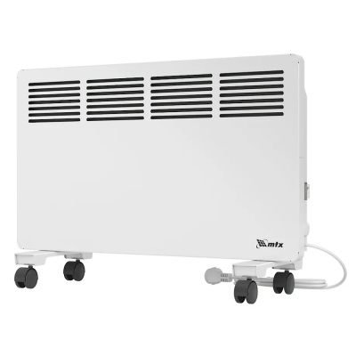 Конвектор электрический КМ-2000.2, 230 В, 2000 Вт, X-образный нагреватель, колеса, термостат // MTX