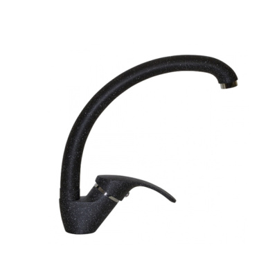 Смеситель для кухни 35к. MIXLINE ML-GS02 (308) черный высок.излив