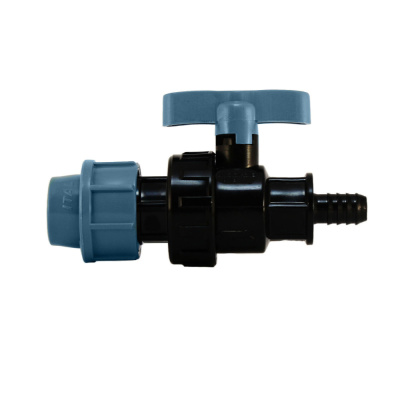 Кран ПЭ 20х1/2 Штуцер