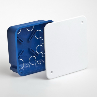 Коробка распределительная 100х100х45мм скрытая с крышкой TYCO Коробка распределительная 100х100х45мм скрытая с крышкой TYCO