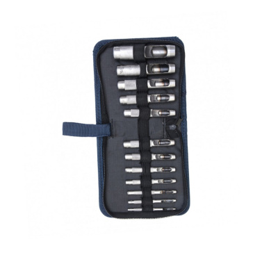 Набор пробойников для кожи 3; 4; 5; 6; 7; 8; 9; 10; 12; 14; 16; 19 мм, 12 шт, чехол// Сибртех