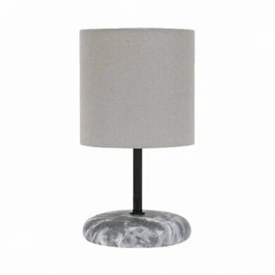 Свет. LEEK настольный с абажуром LE TL HELEN 03 60W Е14 тем-серый 120x240 керамик. 61403-0011