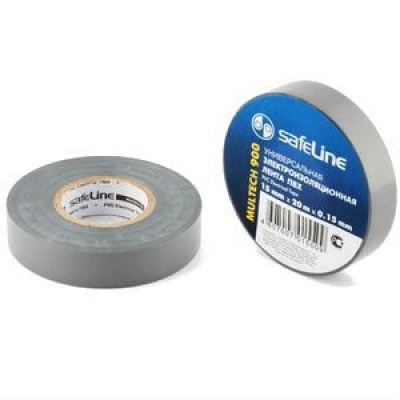 Изолента 19/20 серо-стальной