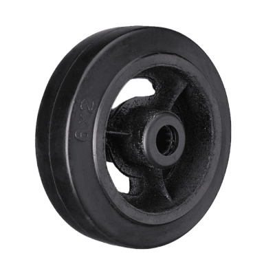 Колесо  б/г обрезин. без кронштейна 125мм (D55)