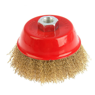 Щетка д/болгарки "MATRIX" 150мм М14 "чашка" металлич.