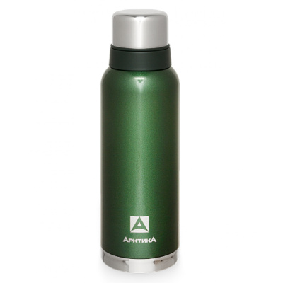 Термос бытовой, вакуумный (для напитков), тм "Арктика", 1200 мл, арт. 106-1200 (зелёный)