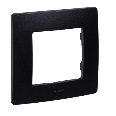 Рамка 1 пост антрацит ETIKA 