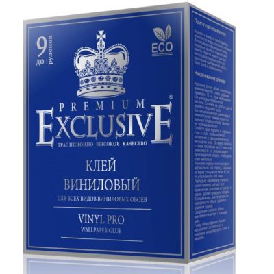 Клей для виниловых обоев, Exclusive, Proffesional, 250 г, 00020