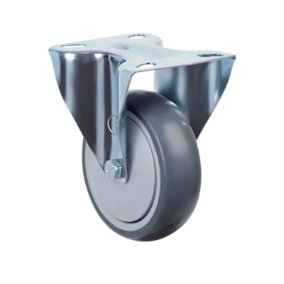 Колесо аппаратное с подшипником неповоротное  100 мм ( EM02 MBT 100 ), диск-полипропилен