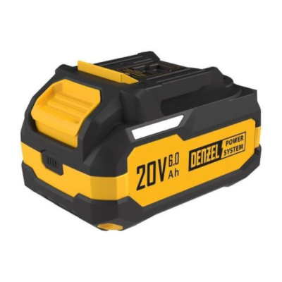 Батарея аккумуляторная BH-20-6.0, Li-Ion, USB, 20 В, 6,0 Ач// Denzel