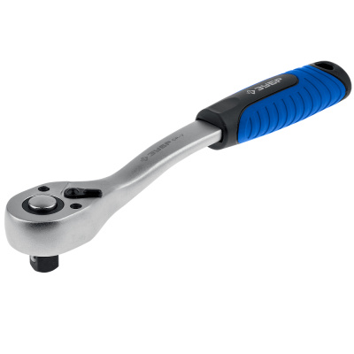 Трещотка для торцовых головок (27730-1/2) ЗУБР  1/2", 72 зубца, 