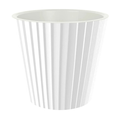 Горшок для цветов InGreen Sand  D190мм, 3,3л c дренажной вставкой (Белый)