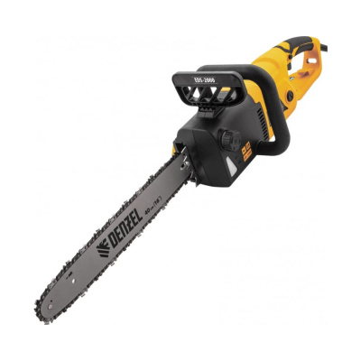 Пила цепная электрическая EDS-2000, 2кВт,продольная,шина 40см,шаг 3/8, паз 1,3мм, 56зв// Denzel