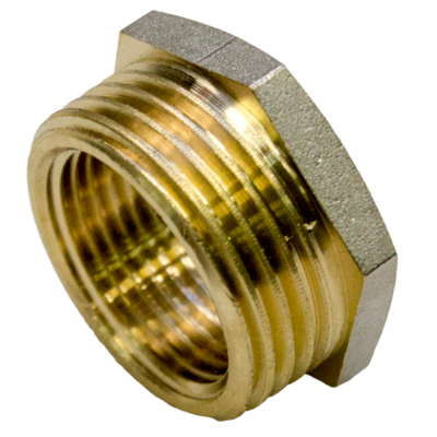 Футорка 1"х3/4 ш/г хром