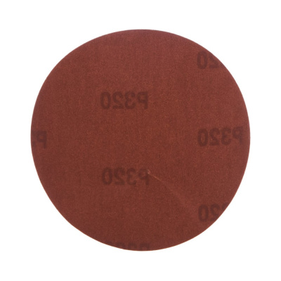 Круг абразивный на ворсовой подложке под "липучку", P 320, 125 мм, 10 шт.// Matrix