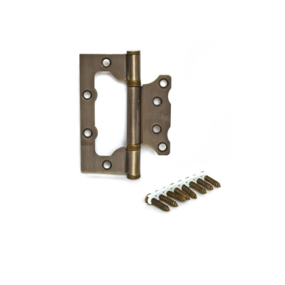 Петля Апекс 1шт 100*75- B2-Steel-АВ-бронз.универ.2подш. БЕЗ ВРЕЗКИ