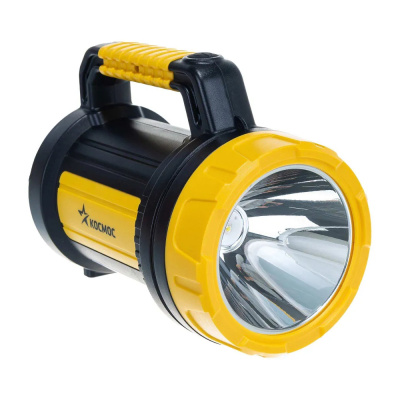 Фонарь светодиодный аккум. 5W LED 3 режима  бок. панель 10Вт зарядное устройство 220/12В КОС 2005W